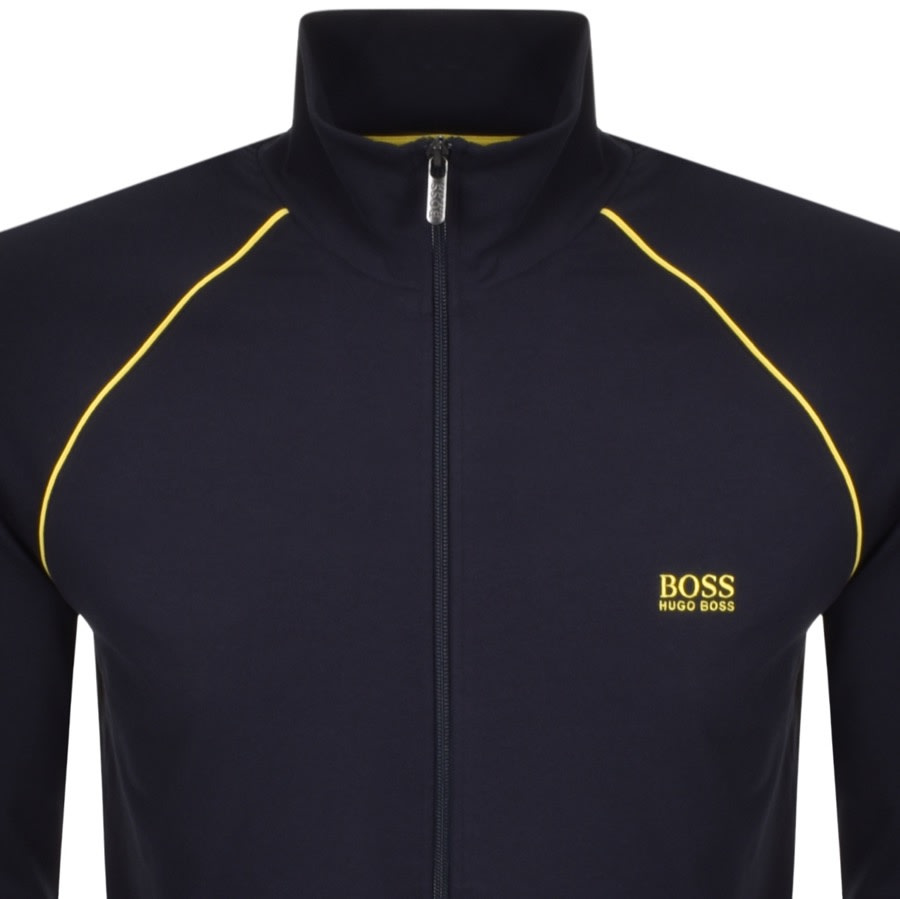 Alternative Image for ProductBOSS Bodywear Full Zip Sweatshirt Navy2